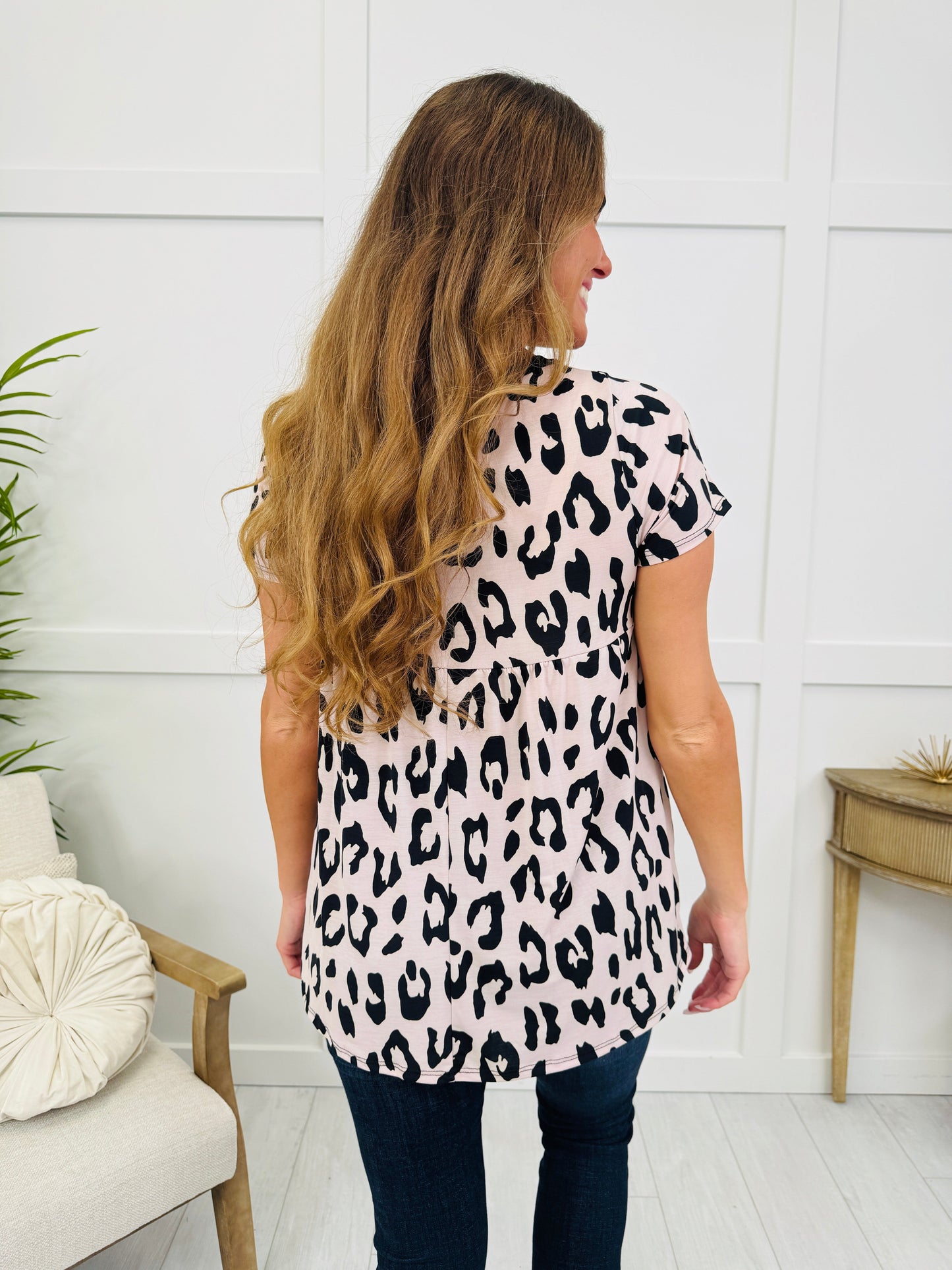 Blush Leopard Babe Top