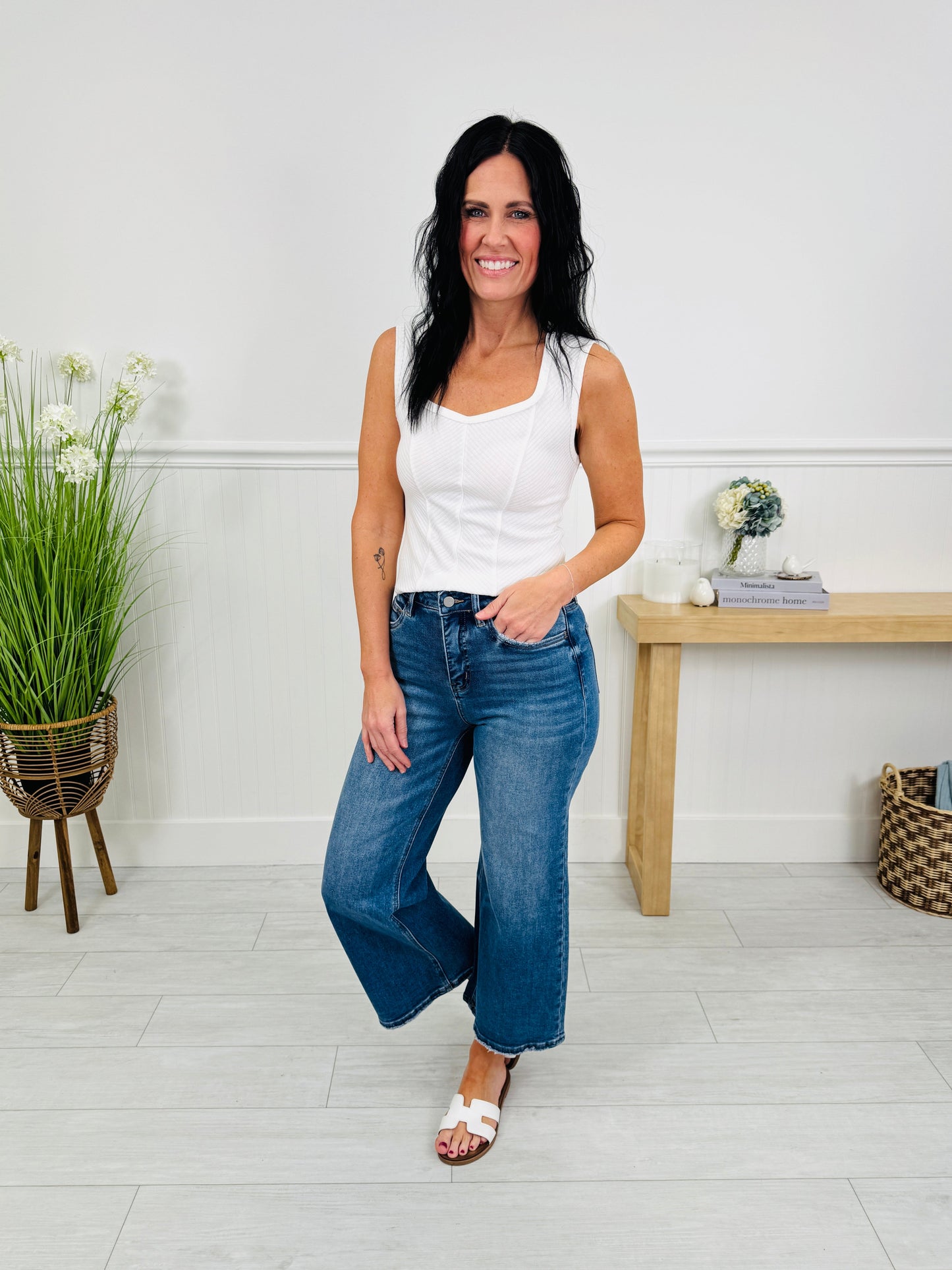 Triple Play Tummy Control Cropped Jeans in Three Inseams