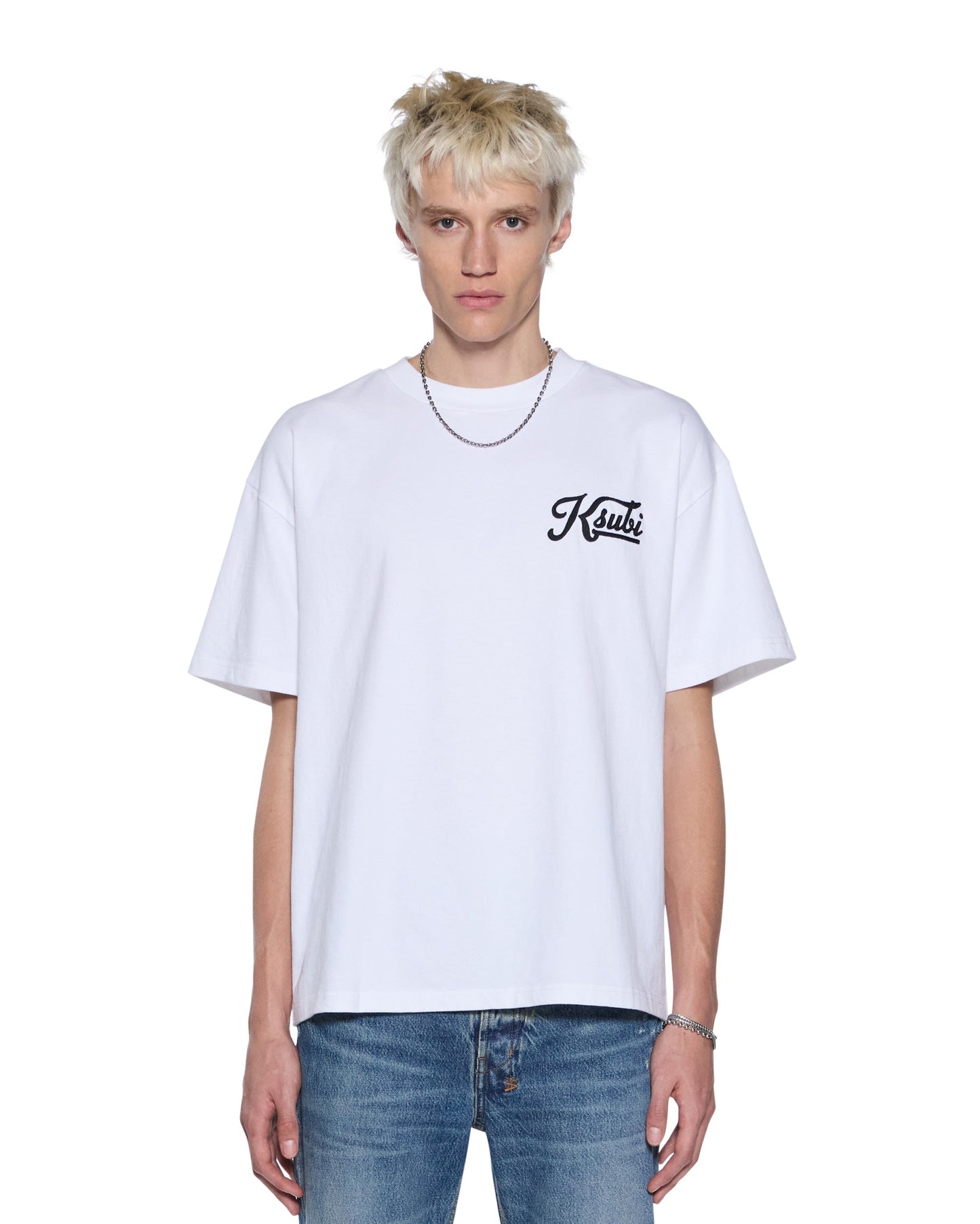 OUTFIELD EKCESS SS TEE WHITE