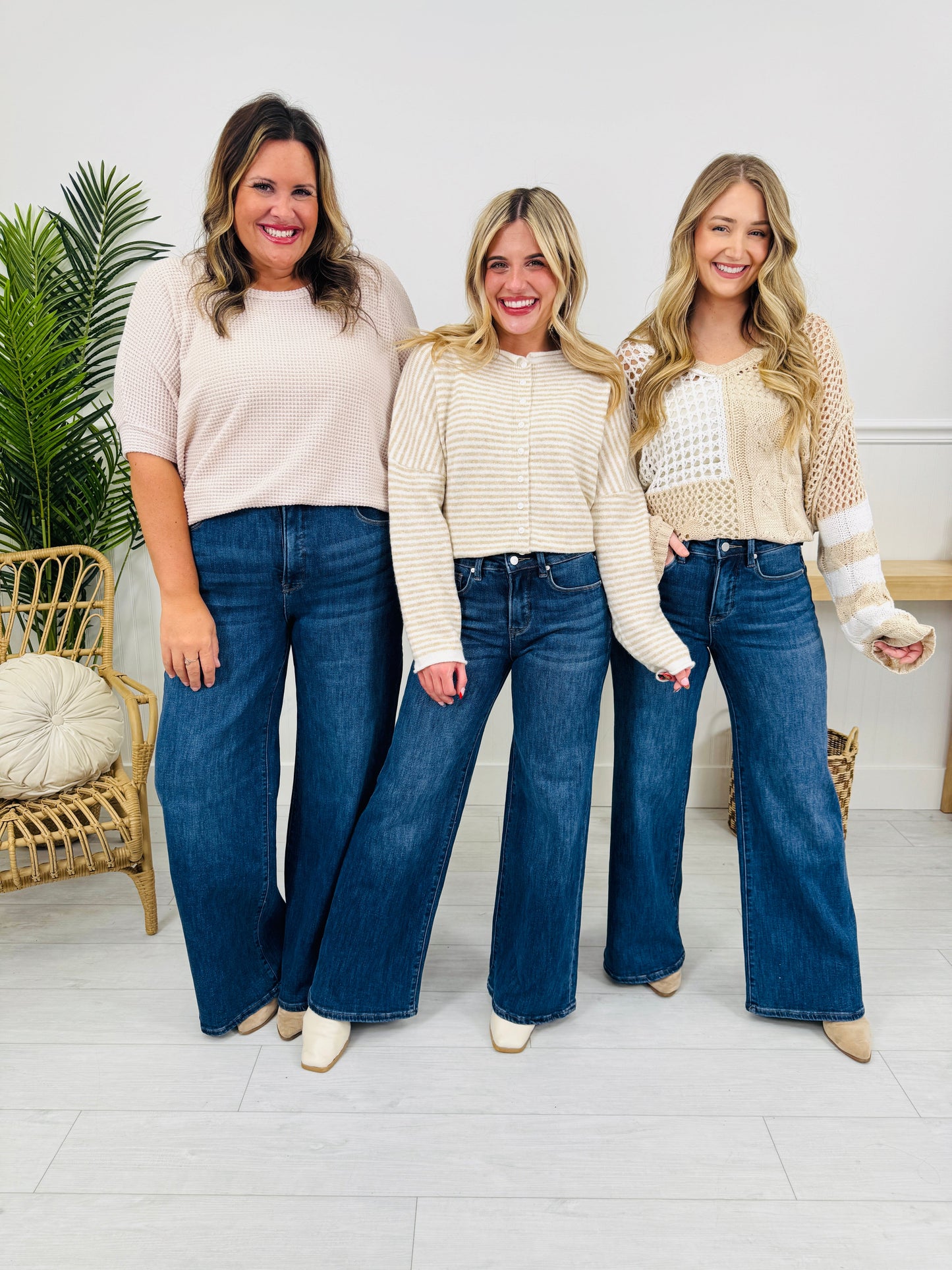 Especially Four You Wide Leg Jeans in Four Inseams