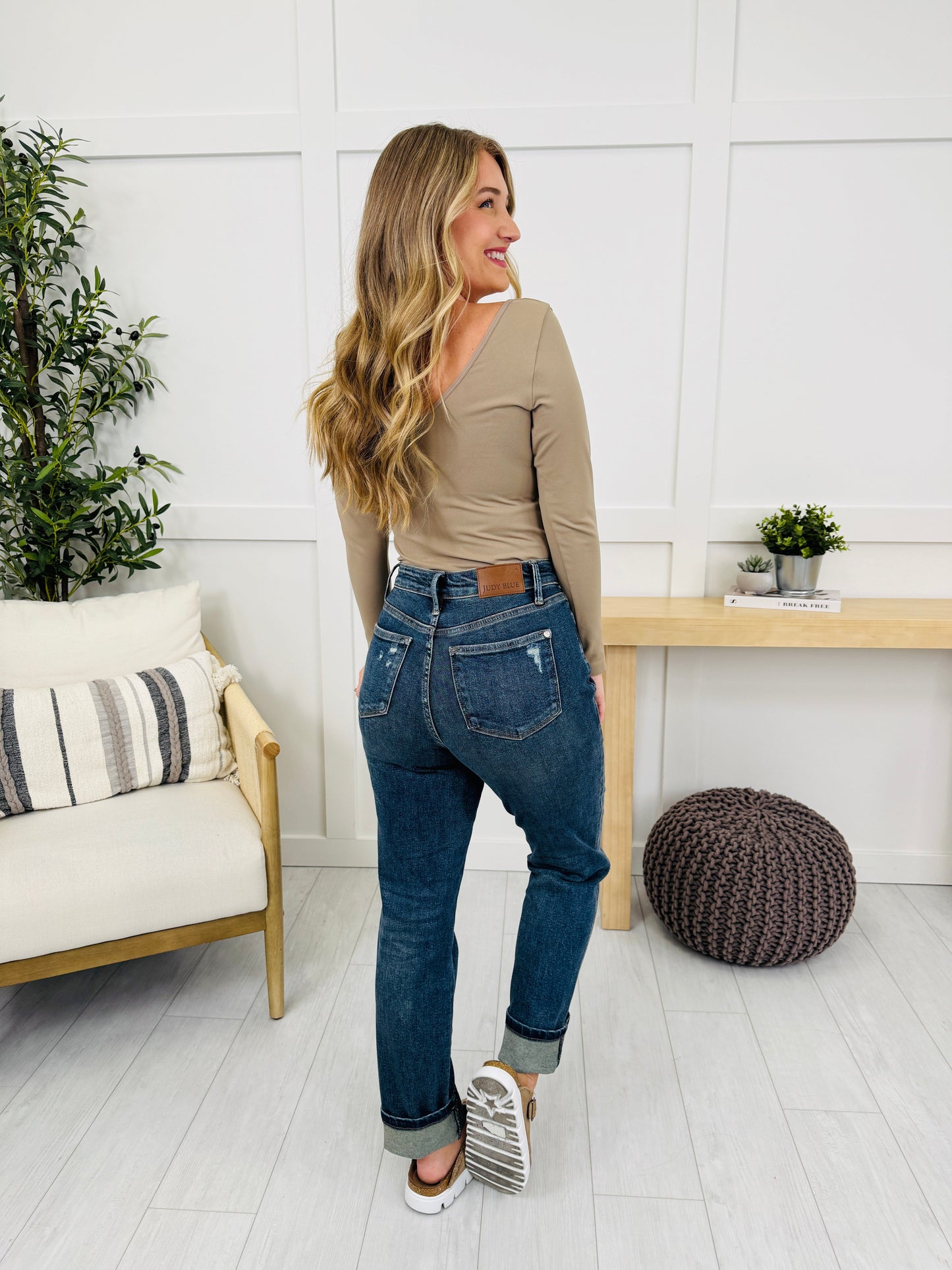 Judy Blue Straight to Style Rigid Magic Straight Leg Jeans