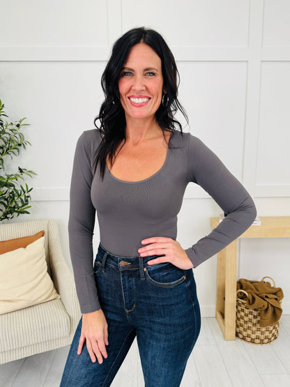 Seamless Body Contour Long Sleeve Shapewear Bodysuit in Multiple Colors!