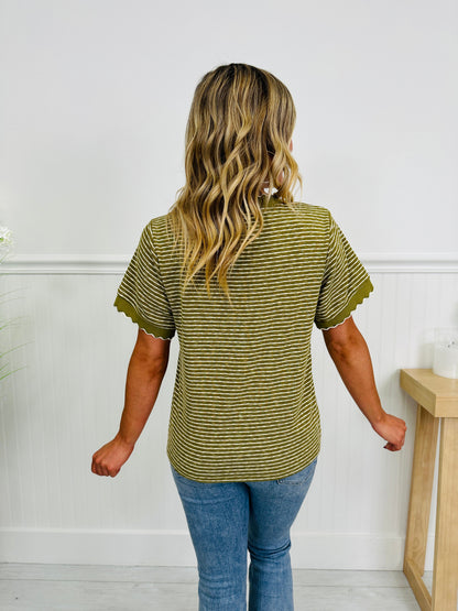 Scalloped & Sweet Top In Multiple Colors