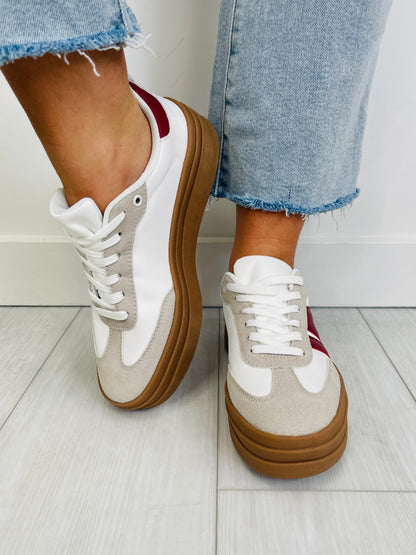 The New Chapter Sneakers In Grey Wine
