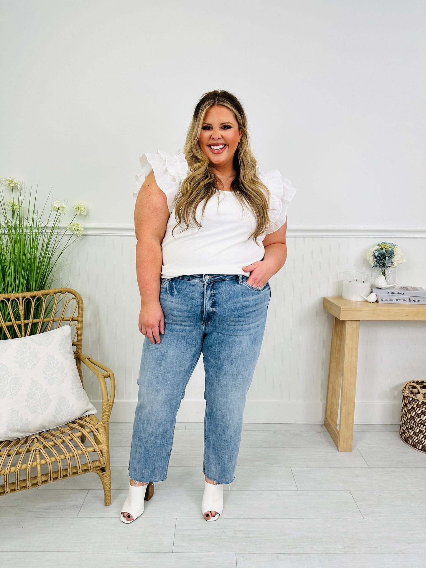 Clean Slate Straight Leg Tummy Control Jeans