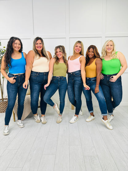 Reversible Ribbed Seamless Shapewear Tank Top in Multiple Colors