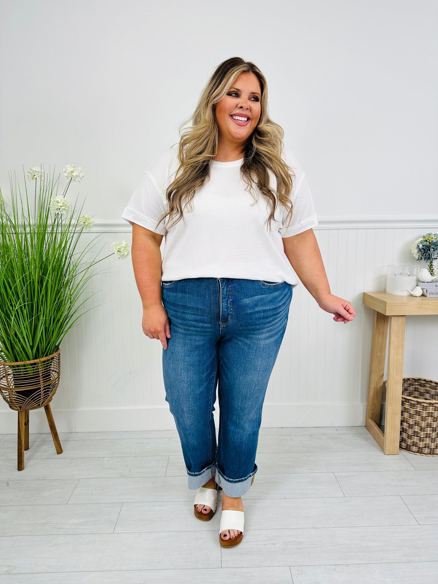 Get It Straight Tummy Control Straight Jeans