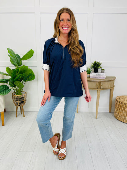 The Motion Pullover In Navy