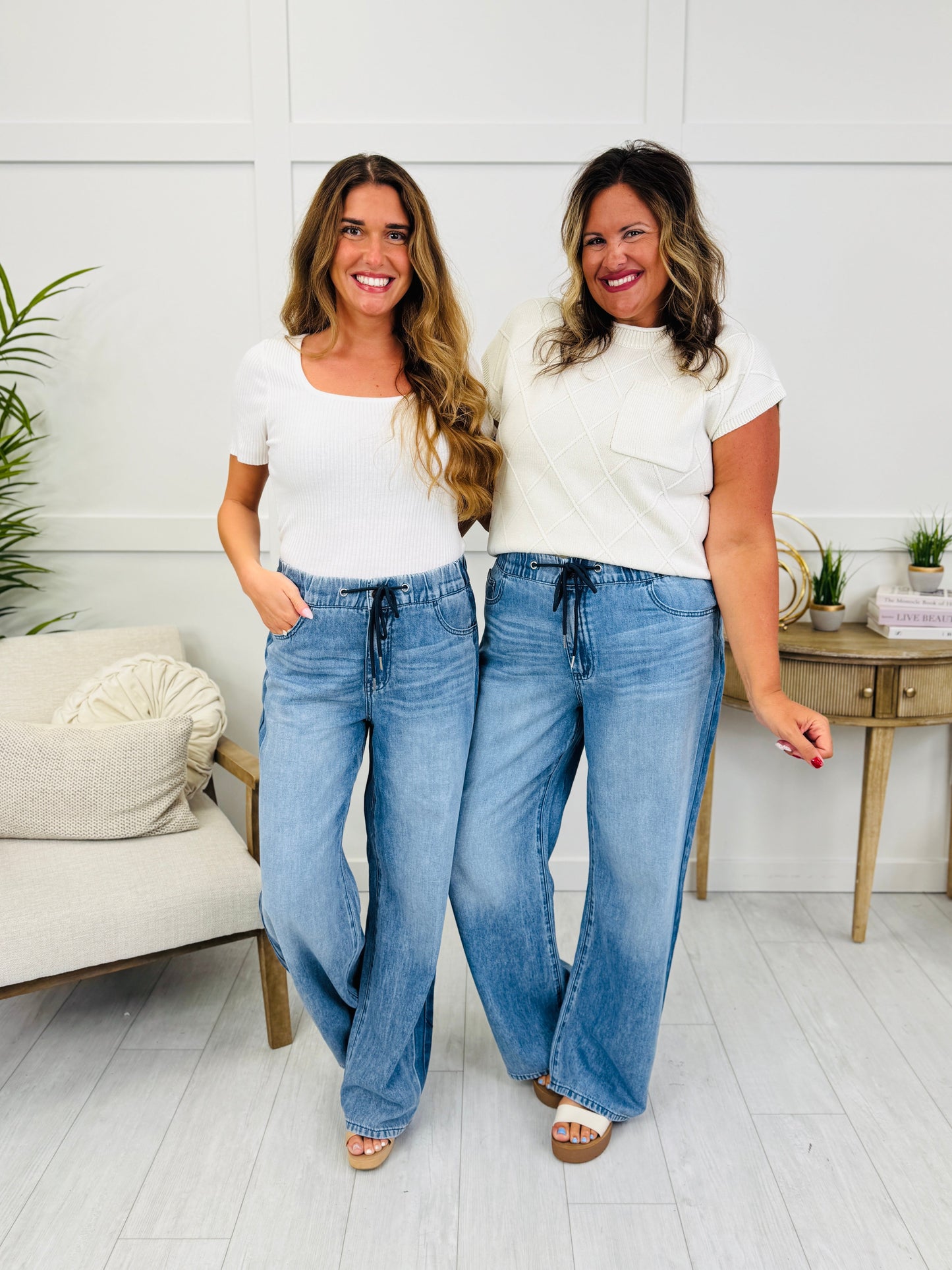 Judy Blue Grab and Go Elastic Waistband Jeans