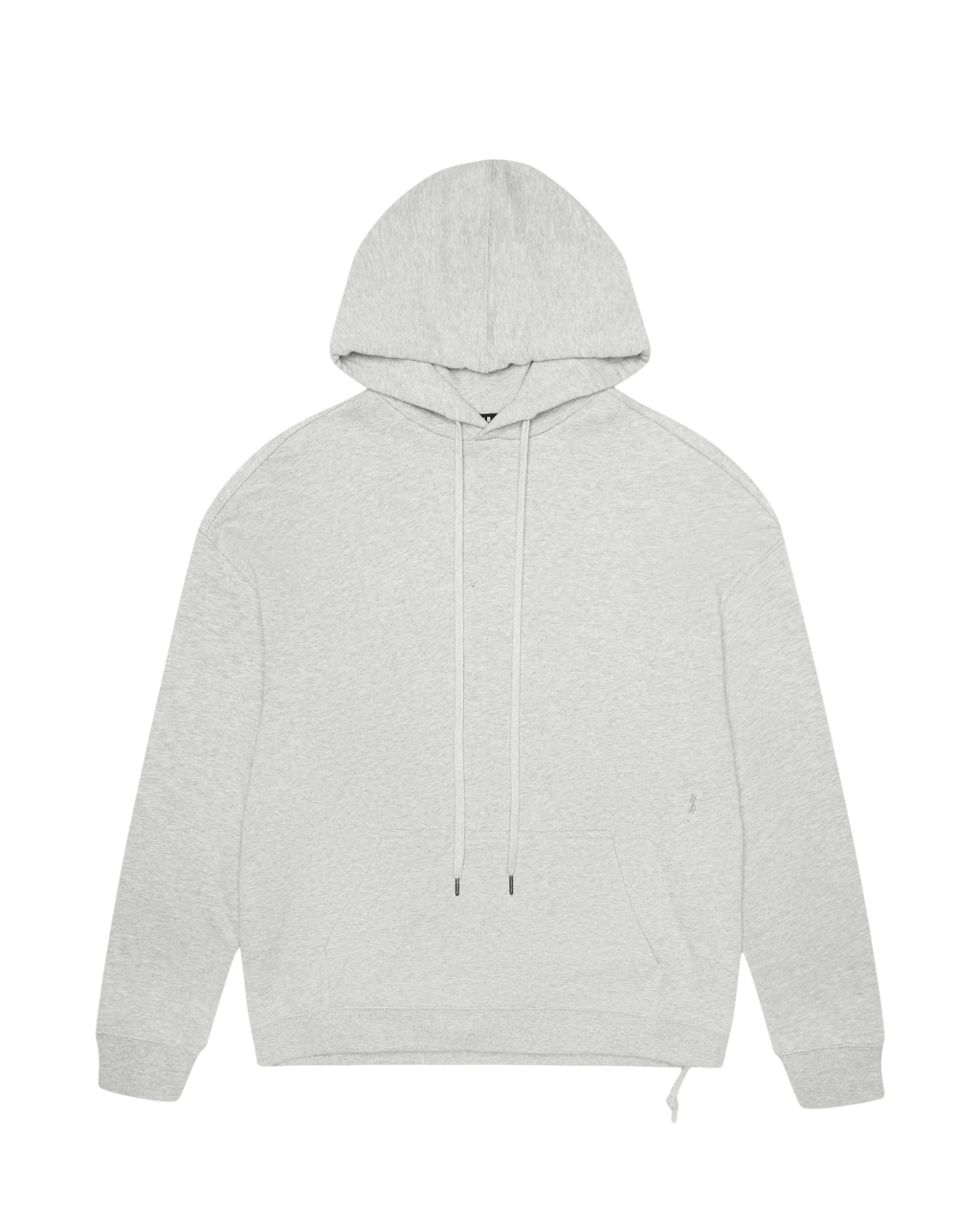 4 X 4 BIGGIE HOODIE GREY MARLE