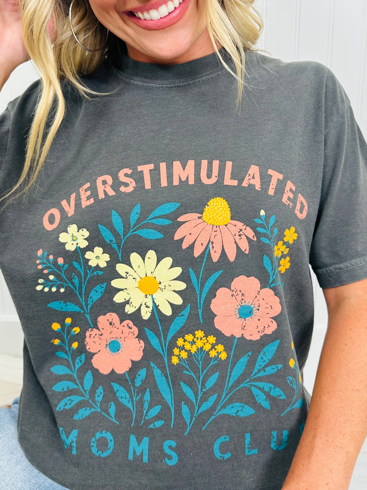 Overstimulated Moms Club Graphic Tee