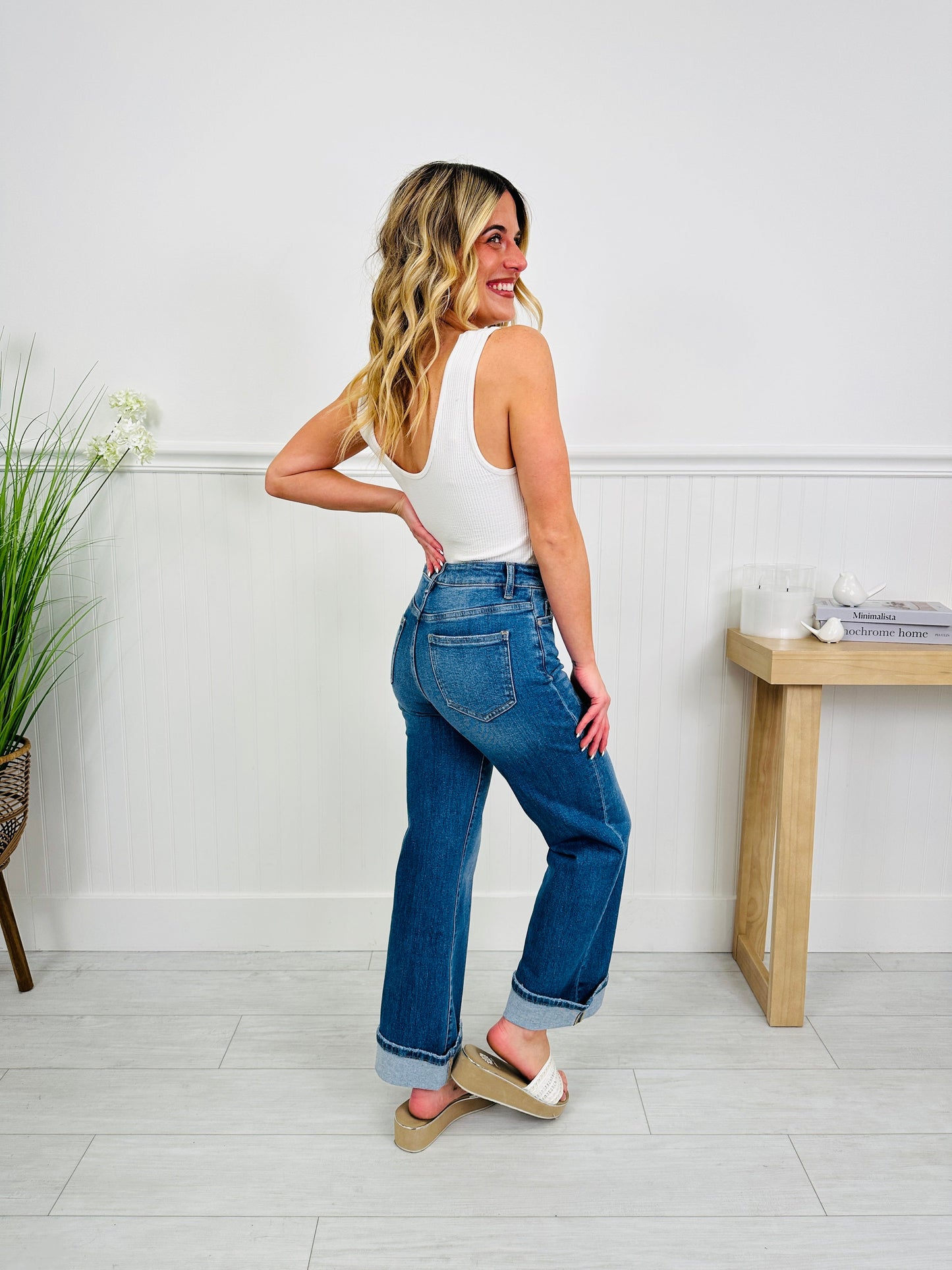 The Sweet Spot Tummy Control Straight Jeans