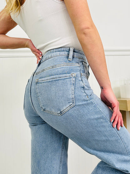 Three of a Kind Tummy Control Wide Leg Jeans in Three Inseams