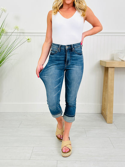 Judy Blue Glow Up Tummy Control and Butt Lifting Capris