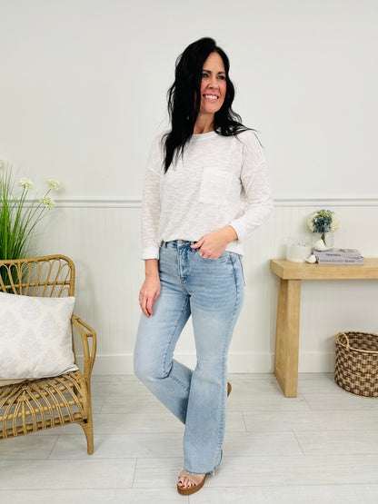 Stop and Stare Flare Tummy Control Jeans