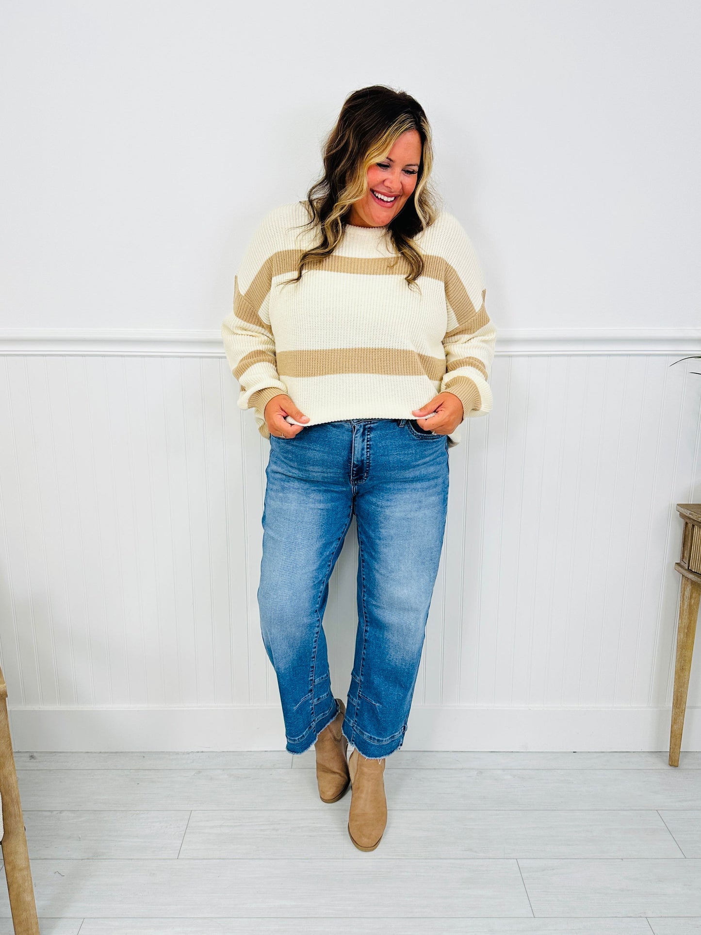 Be Basic Barrel Jeans with Tummy Control