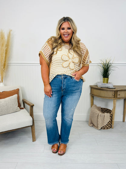 Head Start Tummy Control Cropped Bootcut Jeans