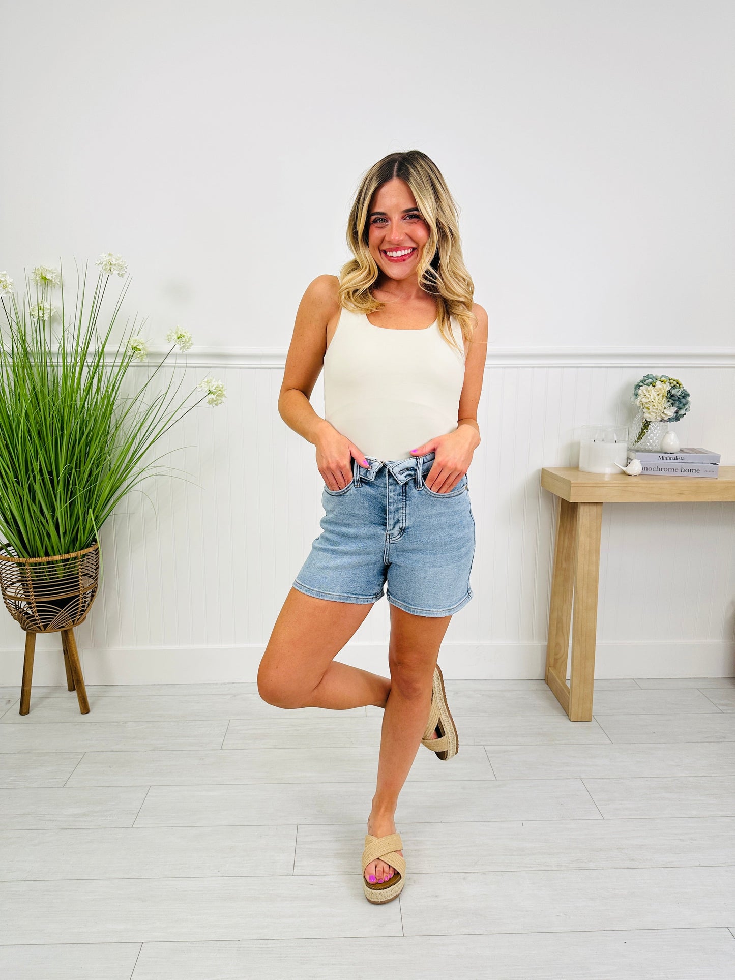 Judy Blue In The Fold Shorts