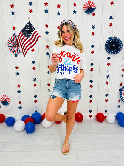 Stars And Stripes Graphic Tee