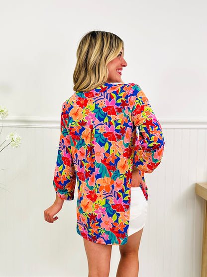 Sweet Like Spring Top in Savannah Print