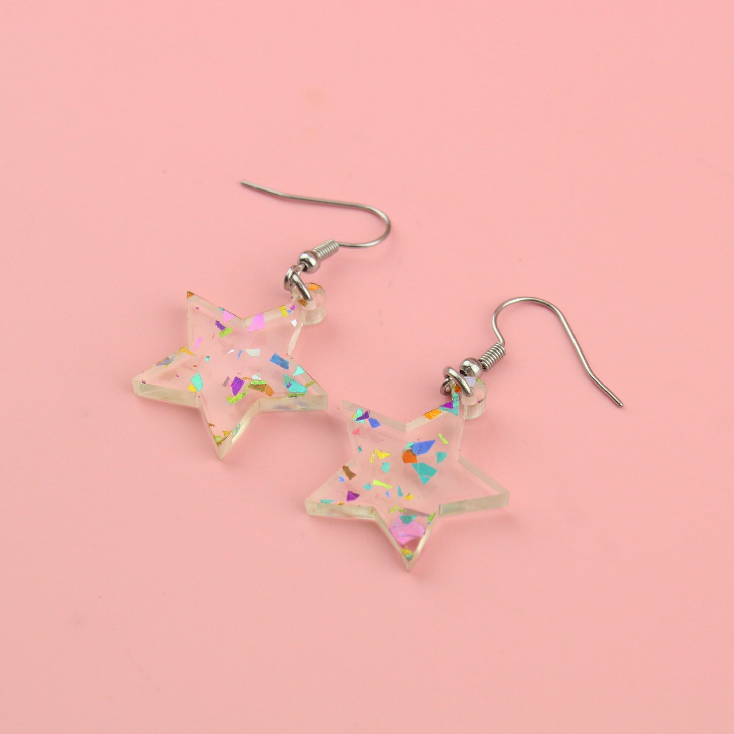 Confetti Stars are Blind Earrings