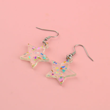 Confetti Stars are Blind Earrings