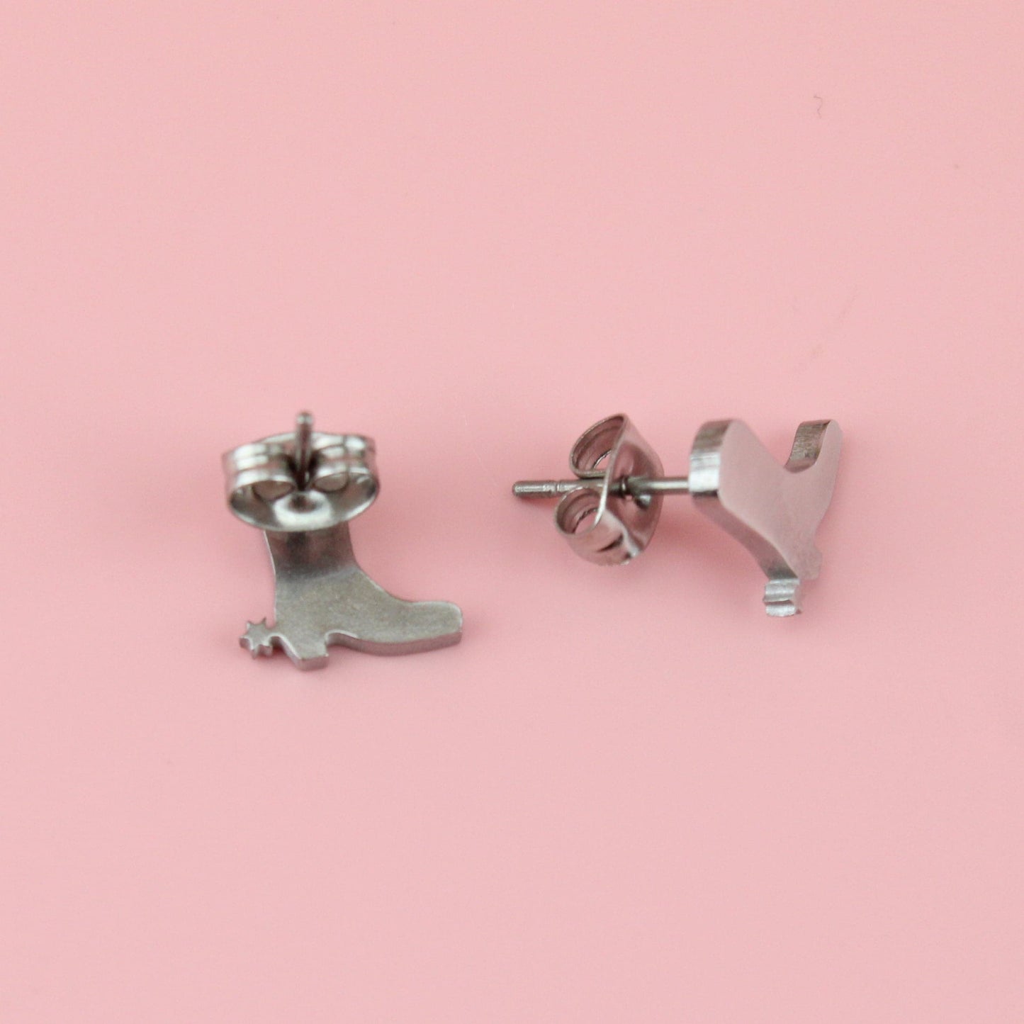 Cowboy Boot Stud Earrings