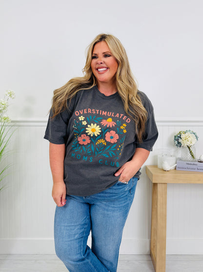Overstimulated Moms Club Graphic Tee