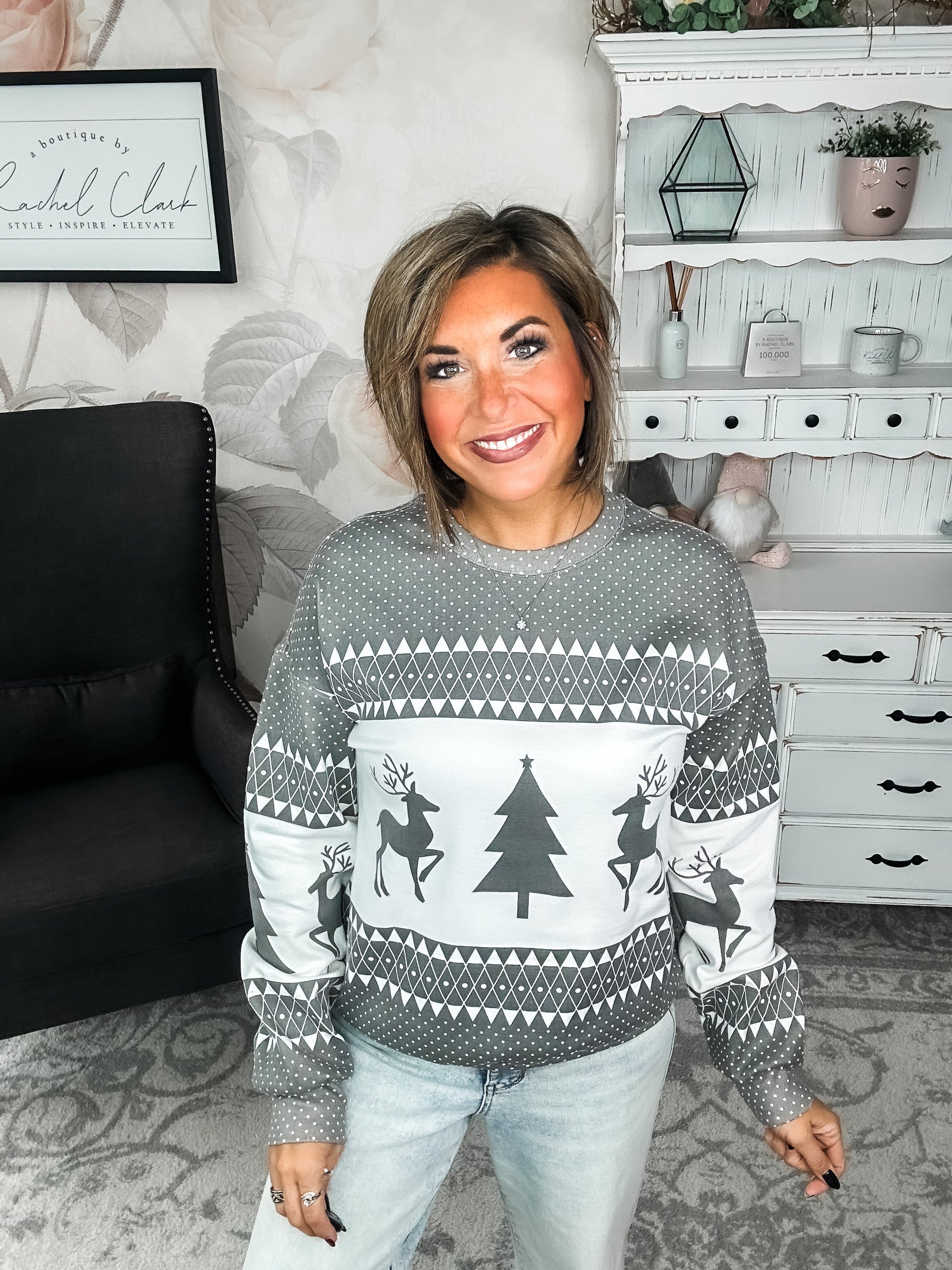 Ampersand Avenue University Pullover - Oh What Fun