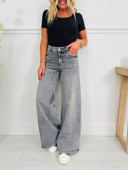 Judy Blue Smoke Show Palazzo Wide Leg Jeans