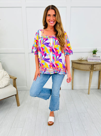 Sweet Magnolia Top In Dewberry