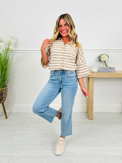 Judy Blue Feel Good Fit Ankle Straight Jeans