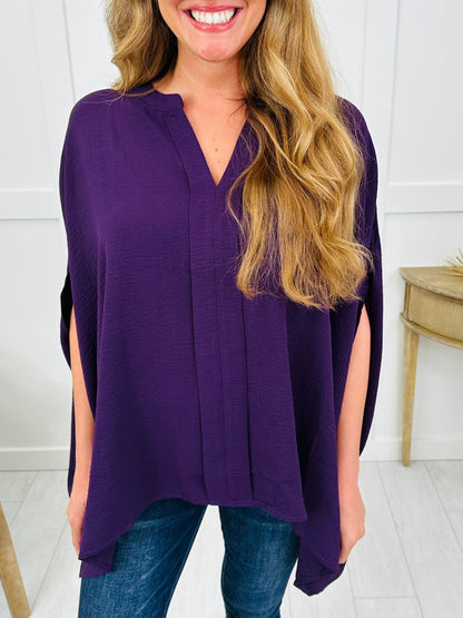 Roadtrip Ready Top In Eggplant