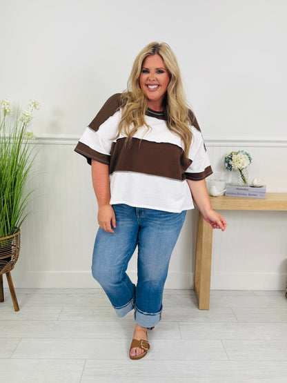 Show Up In Style Tummy Control Cropped Straight Jeans