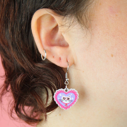 Cool Cat Earrings