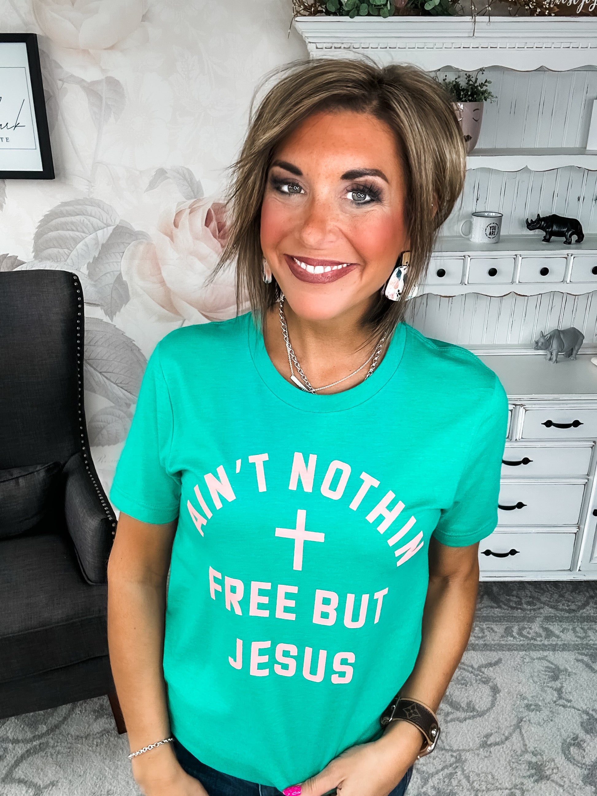 Ain't Nothin Free But Jesus Graphic Tee