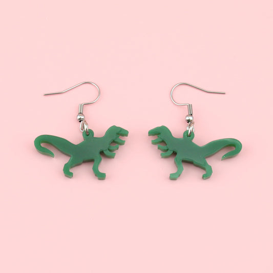 Classic Jurassic T-Rex Earrings