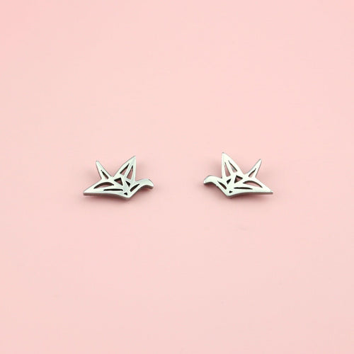 Crane Stud Earrings