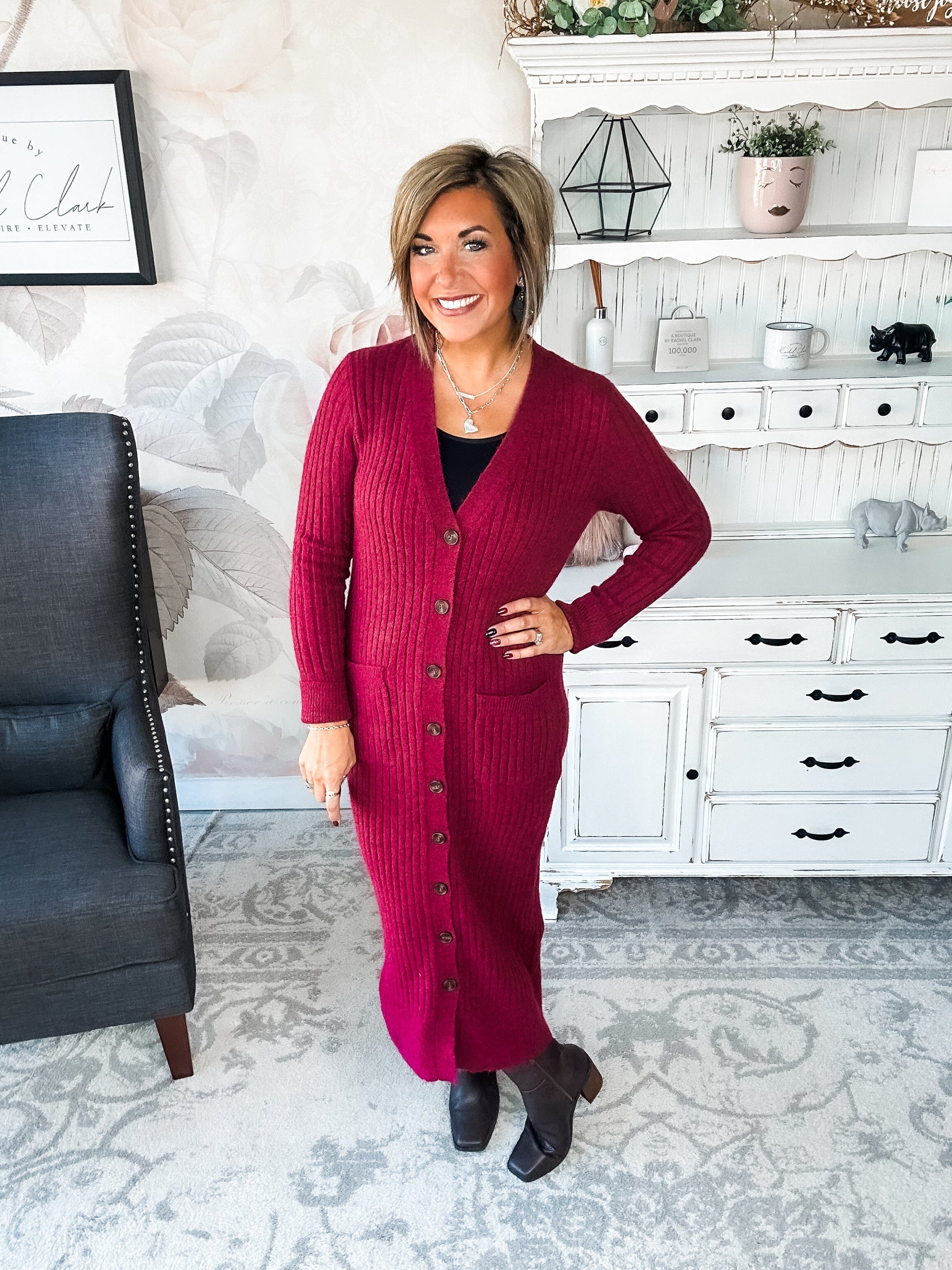 Burning Fire Cardigan