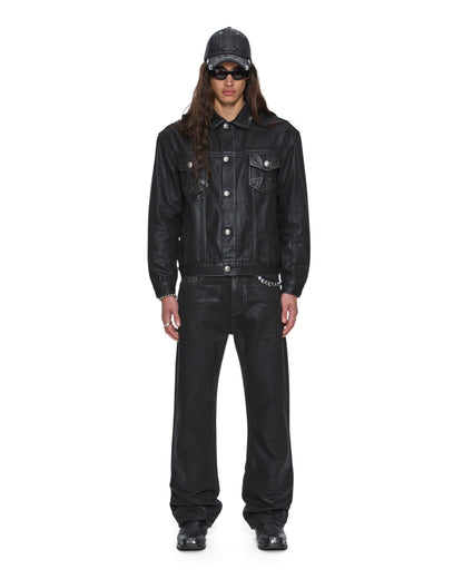 KSUBI X ALICE HOLLYWOOD OH G JACKET BLACK WAX