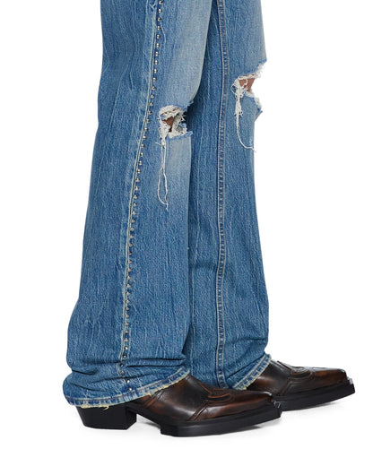 BRONKO TEXAS BLUE STUDDED