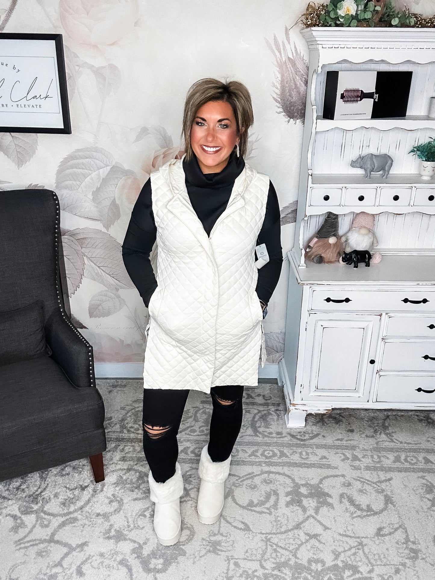 Gonna Move On Quilted Vest