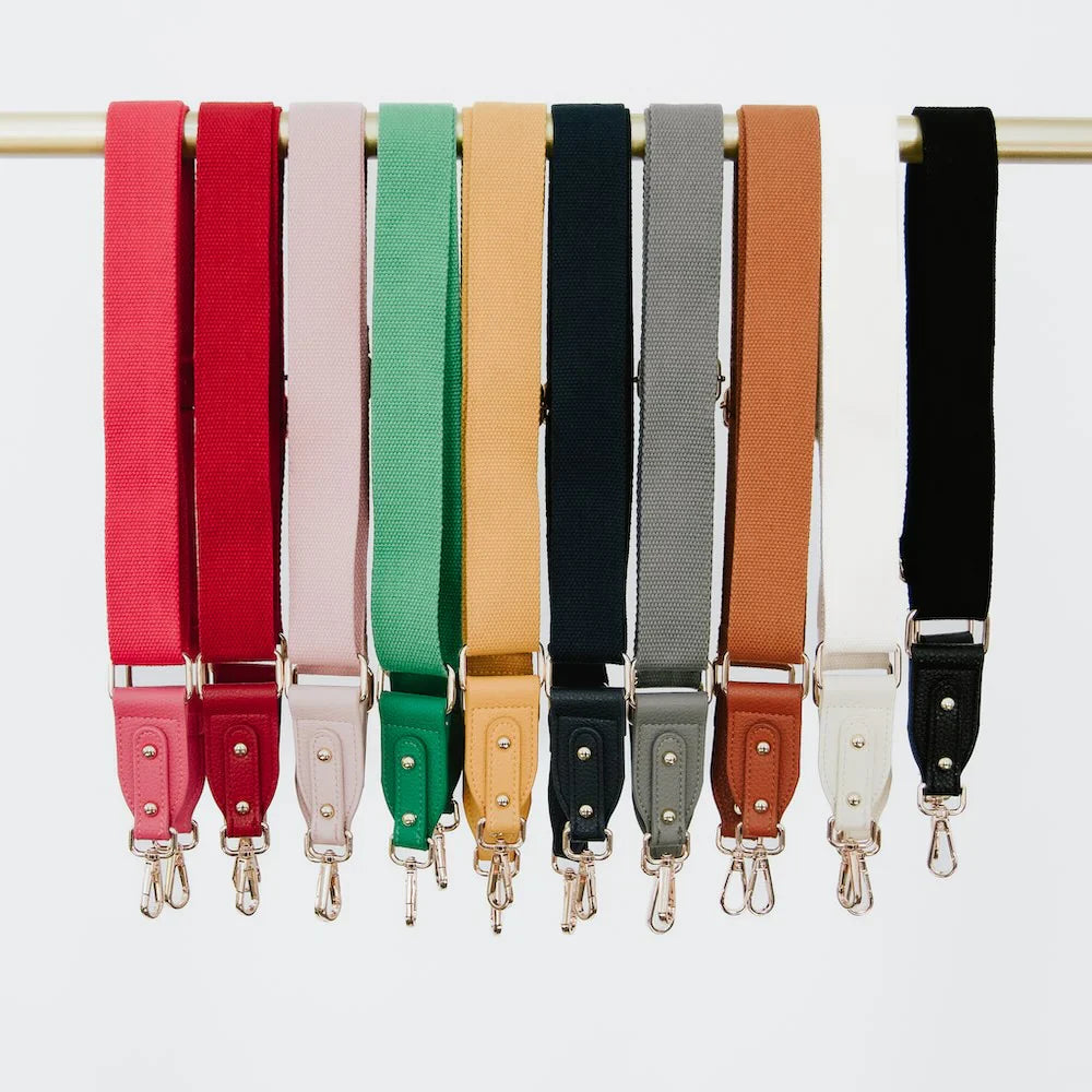 Callie Canvas Adjustable Strap - Navy