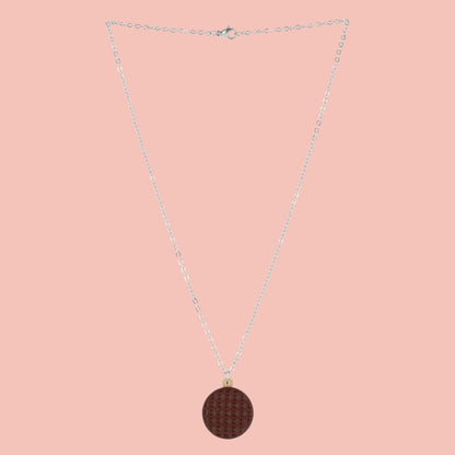 Chocolate Digestive Biscuit Necklace