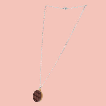 Chocolate Digestive Biscuit Necklace