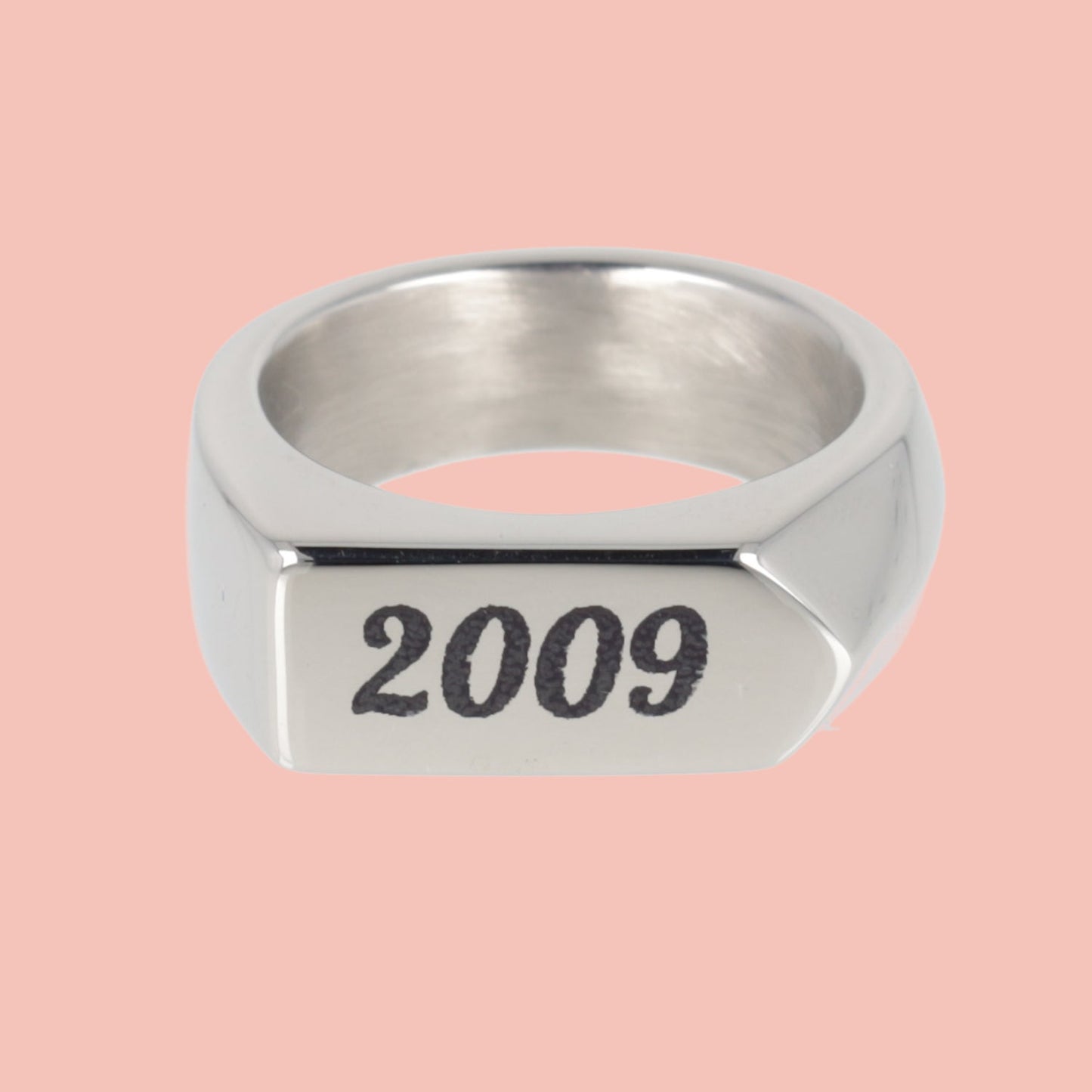 Chunky Customisable Birth Year Ring
