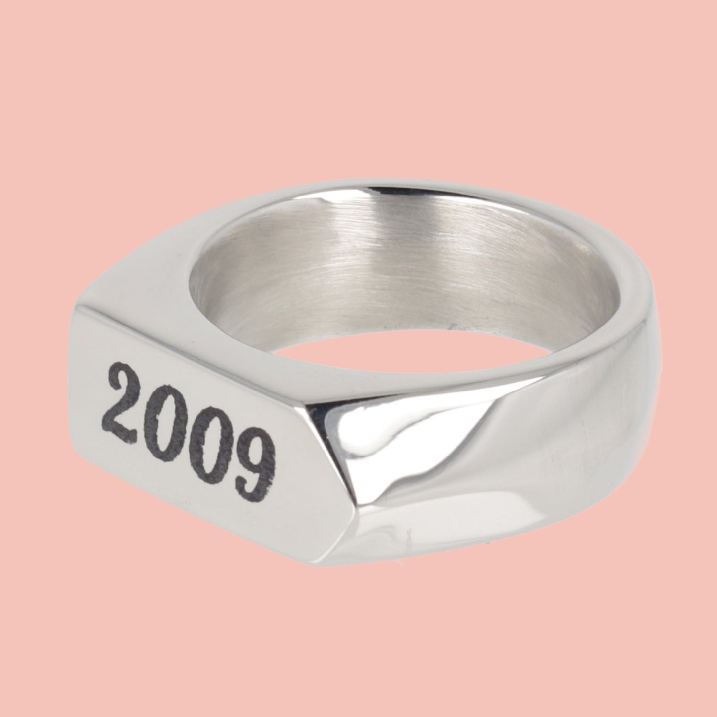 Chunky Customisable Birth Year Ring