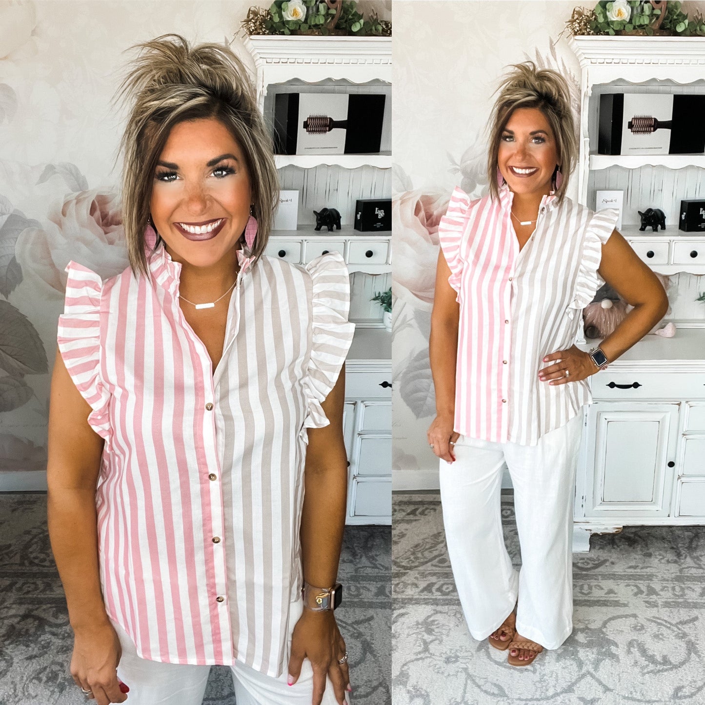 Heart Fall Fast Button Down