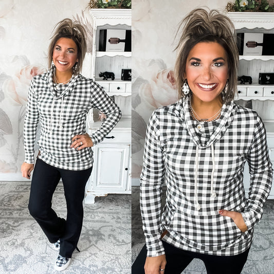 Ampersand Avenue Cowlneck Sweatshirt - With Love