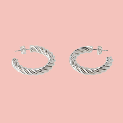 Chunky Tidal Hoop Earrings